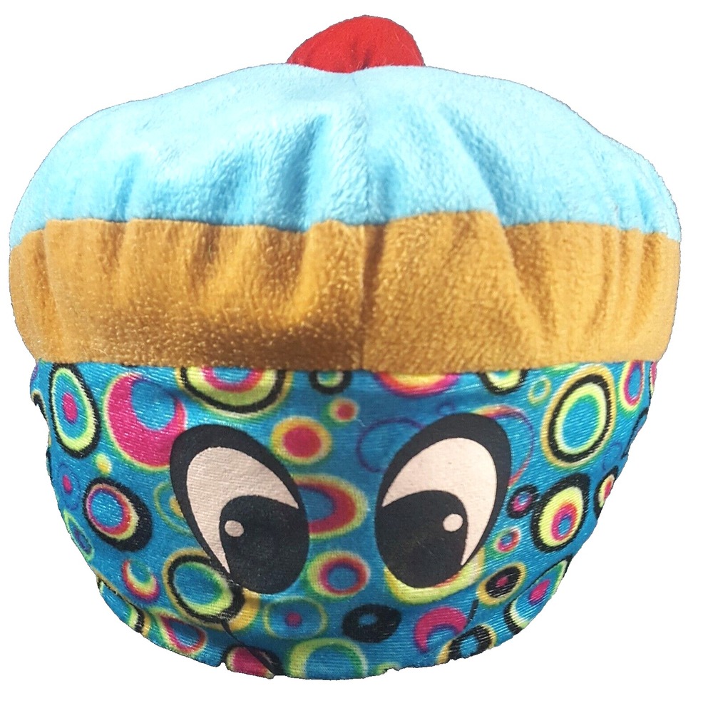 Adorable Cupcake With Cherry‎ Plushie Food Stuffed Toy 8" With Hang Tag Plush